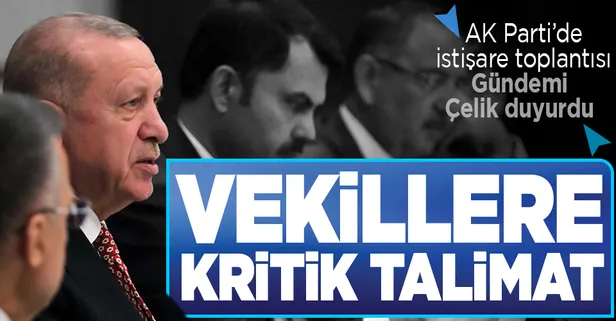SON DAKİKA: AK Parti Sözcüsü Çelik açıkladı! Başkan Erdoğan'dan vekillere kritik talimat: Vatandaşlarla daha sık buluşun