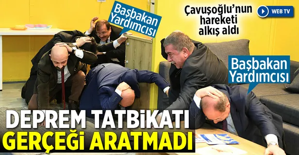 Başbakan Yardımcıları deprem tatbikatında