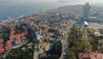 AKM’nin sahnesi göründü! Atatürk Kültür Merkezi’ndeki son durum drone ile havadan görüntülendi