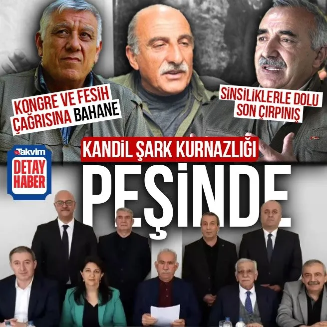 Kandil şark kurnazlığı peşinde! Öcalan’dan gelen kongre ve fesih çağrısına sinsiliklerle dolu bahane... Terör baronlarının son çırpınışı