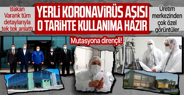 Sanayi ve Teknoloji Bakanı Mustafa Varank: Yıl sonundan önce aşı adayının kullanıma hazır olmasını hedefliyoruz