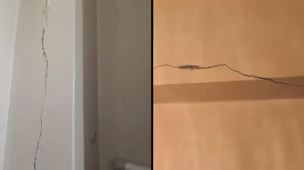 İstanbul'daki deprem sonrası Şirinevler'de yan yatan bir bina tahliye edildi-6