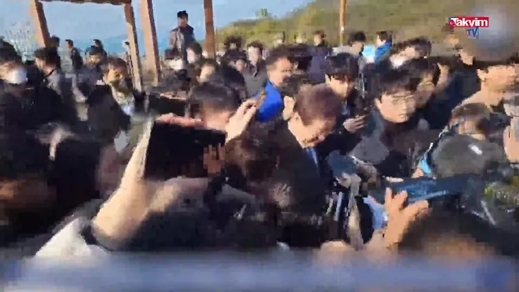 Son dakika... Güney Kore'de Demokratik Parti'nin lideri Lee Jae-myung bıçaklandı