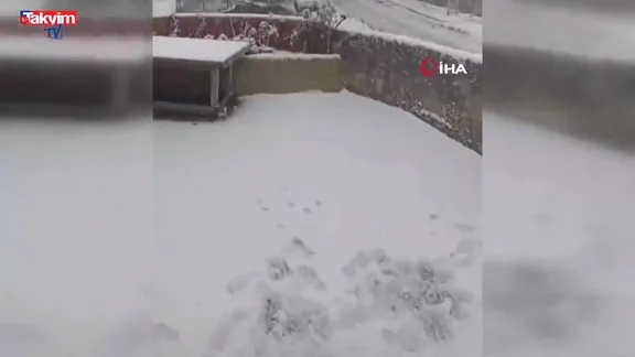 İstanbul'da beklenen kar yağışı başladı