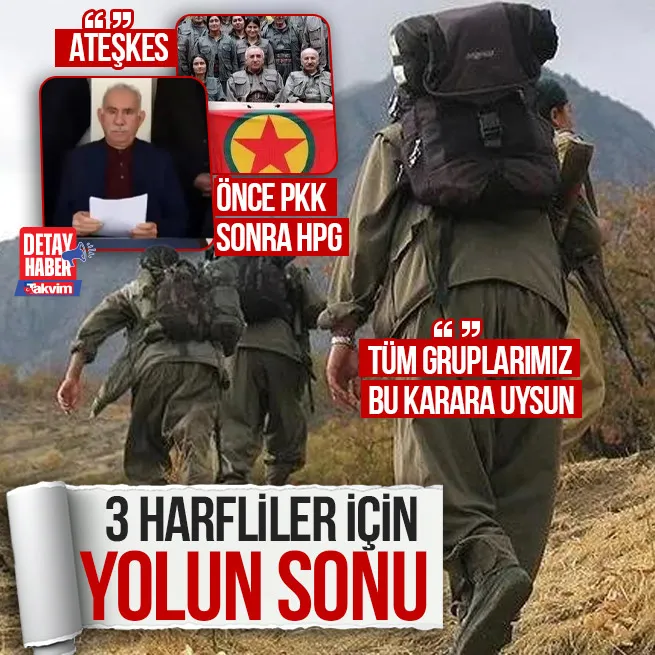 İmralıdan gelen silah bırak çağrısı sonrası PKKnın silahlı kolu HPGden ateşkes kararı! PJAKdan pazarlık kokan açıklama