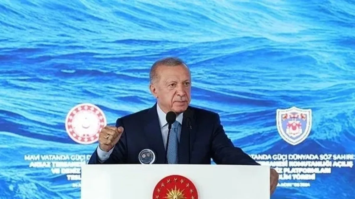 Başkan Erdoğan'dan Aksaz Tersanesi Komutanlığı'nın açılışında önemli açıklamalar