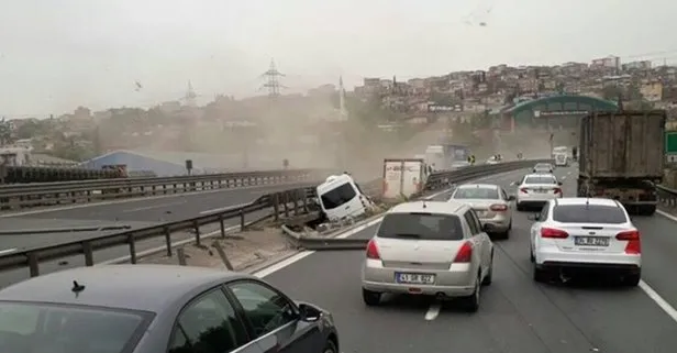 TEM’de kaza, İstanbul istikameti kapandı!