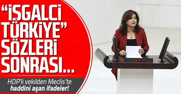 HDP’li Gülistan Kılıç Koçyiğit’ten Meclis’te skandal sözler! Türkiye ve Türk askerini işgalcilikle suçladı