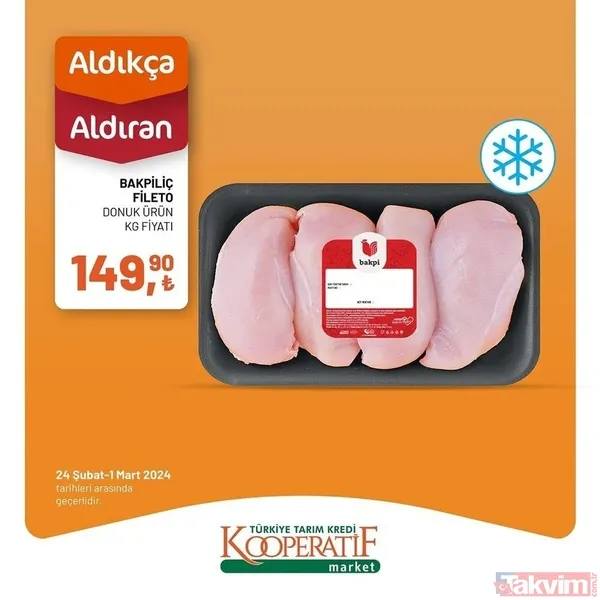 Tarım Kredi 4 Mart 2024 fiyat listesi geldi! Kooperatif market 5 üründe fiyatları az evvel indirdi! 14,90 TL'ye düştü! Dana kıyma, bonfile, yoğurt... - 7