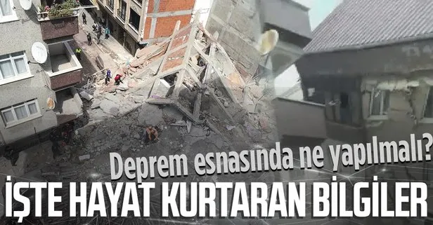 Son dakika: Deprem anında ve sonrasında neler yapılmalı? AFAD’ın internet sitesinde yayınlandı