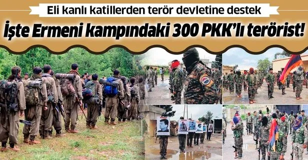 Eli kanlı katillerden terör devletine destek: İşte Ermenistan cephesindeki 300 PKK’lı terörist