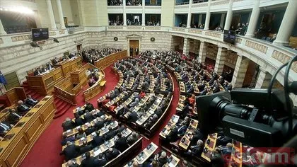 Yunan Parlamentosunda Türkiye hazımsızlığı: Made in Turkey maskeleri ortalığı karıştırdı