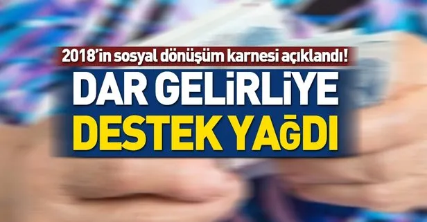 Dar gelirliye destek yağdı