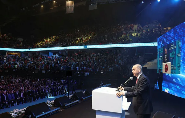 Son dakika: Başkan Erdoğan'dan TÜGVA 5. Olağan Genel Kurulu'nda asgari ücret açıklaması-5