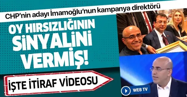 CHP’nin adayı Ekrem İmamoğlu’nun kampanya direktörü Necati Özkan’dan skandal itiraf!