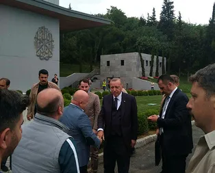 Başkan Erdoğan 15 Temmuz Hafıza Müzesini gezdi