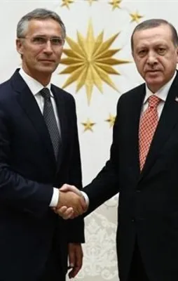 Erdoğan Stoltenberg'i kabul etti