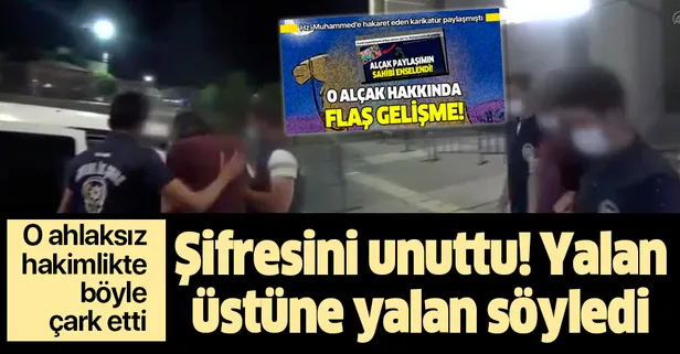 Hz. Muhammed'e hakaret eden ahlaksız hakimlikte böyle çark etti