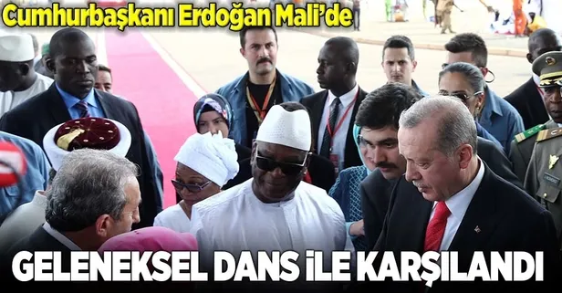 Cumhurbaşkanı Erdoğan Mali'ye geldi