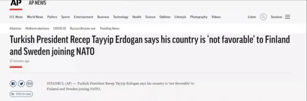 Başkan Erdoğan’ın NATO açıklaması İsveç ve Finlandiya’yı rahatsız etti!