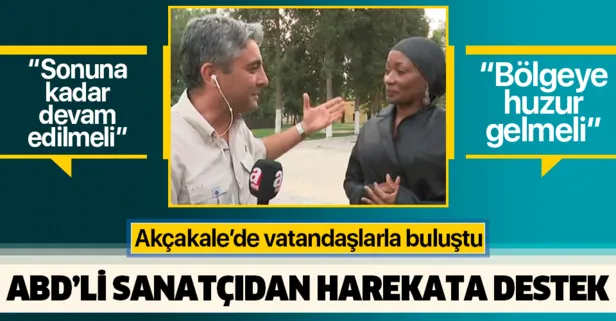 ABD'li sanatçı Della Miles'ten Barış Pınarı Harekatı'na destek