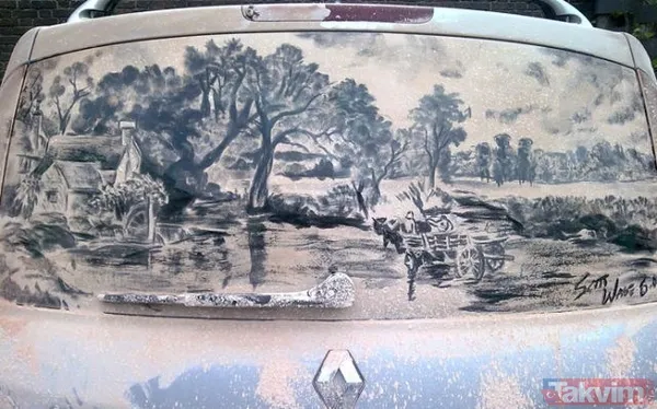 Kirli arabalardan sanat eserleri ortaya çıkarıyor - 40