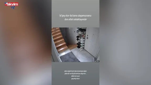 Rapçi Sefo depremden kaçış anını paylaştı!