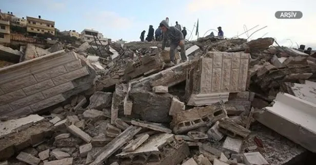İsrail askerleri, tutuklu bir Filistinlinin evini yıktı