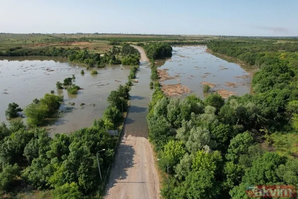 Rusya - Ukrayna savaşında şok gelişme! Nova Kakhovka barajı vuruldu! İşte ilk görüntüler! Nova Kakhovka neden önemli? - 20