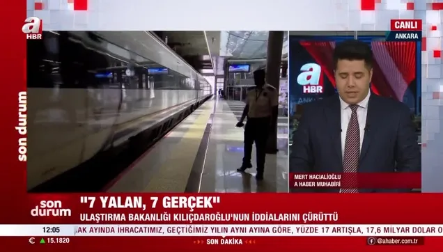7 yalana - 7 gerçekli cevap! Ulaştırma ve Altyapı Bakanlığından Kemal Kılıçdaroğlu'nun "YHT ihalesi" yalanına yanıt