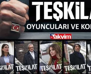 TRT 1’de Teşkilat dizi oyuncuları kimler?