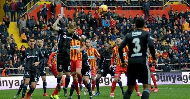 Beşiktaş 90’da attığı golle Kayseri’de beraberliğe razı oldu