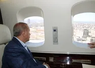 Son dakika: Başkan Erdoğan yapımı devam eden hastaneleri havadan inceledi