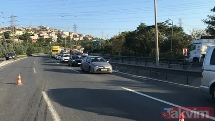 Hız gösterge ibresi takılı kaldı! TEM’de feci kaza