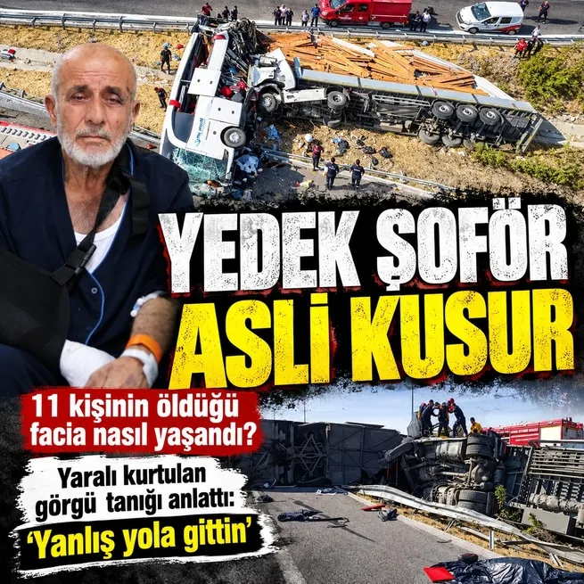 Manisada 11 kişinin öldüğü otobüs faciasında yaralı yolcu konuştu: Geri manevra öncesi şoförlerin diyaloğunu anlattı