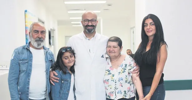 58 yaşındaki kadına kök hücre nakli