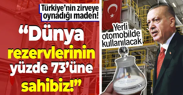 Türkiye'nin ilk lityum üretim tesisi törenle açıldı! Başkan Erdoğan'dan son dakika "bor madeni" açıklaması