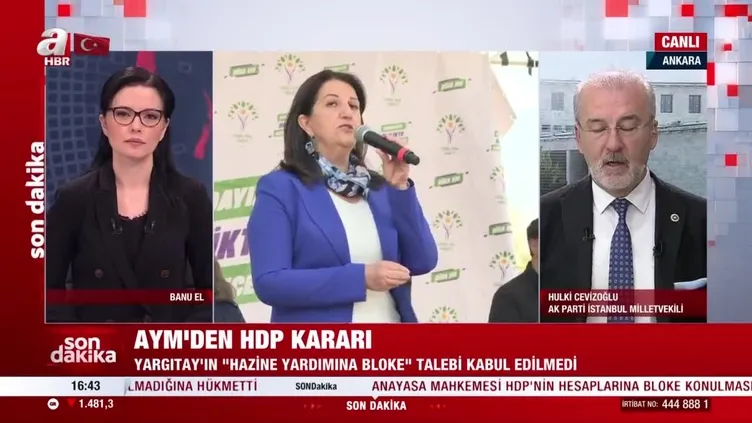 Anayasa Mahkemesi'nden flaş HDP kararı!