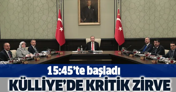 Son dakika: Cumhurbaşkanlığı Kabinesi Erdoğan başkanlığında toplandı