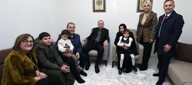 Başkan Erdoğan’dan ev ziyareti