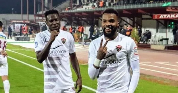 Hatayspor'u Boupendza ve Diouf sırtladı! 39 gol attılar Avrupa'da üçüncü sıraya yerleştiler...