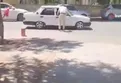 Sokak ortasında drift terörü kamerada