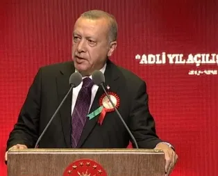 Son dakika: Başkan Erdoğandan Yeni Adli Yıl Açılışında önemli açıklamalar