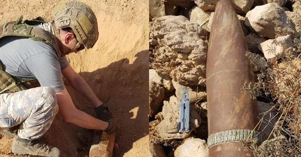 MSB duyurdu: Barış Pınarı bölgesinde top mühimmatı!