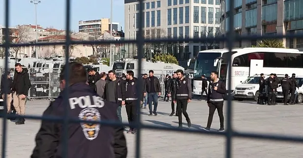 İstanbul Adalet Sarayı önünde güvenlik önlemleri artırıldı