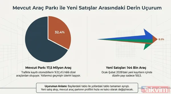 Toplam Kayıt Sayısı 144 Bini Aştı Resmi Verilere Göre 2026'Nın İlk İki Ayında Trafiğe Kaydı Yapılan Otomobil Sayısı 144 Bin 279 Olarak Gerçekleşti. Bu Dönemde...