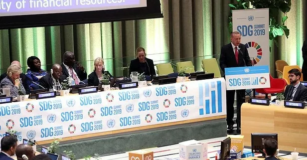 Başkan Erdoğan'dan Sürdürülebilir Kalkınma Amaçları Zirvesi'nde 'Fırat'ın doğusu' mesajı