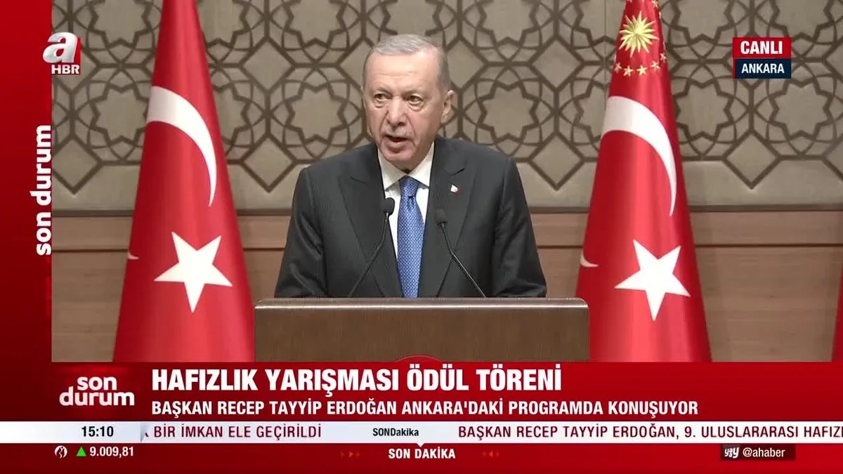 Başkan Erdoğan’dan Kur’an-ı Kerim’i Güzel Okuma Programı’nda önemli açıklamalar