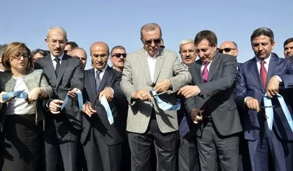 Cumhurbaşkanı Erdoğan Nissibi Köprüsü’nün açılışında