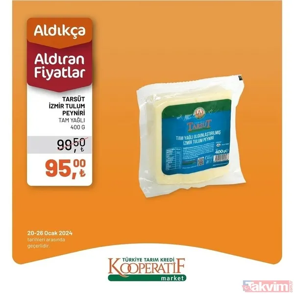 23-26 Ocak 2024 Tarım Kredi Kooperatif market fiyat listesi mest etti: Ayçiçek yağı, Peynir, süt, yumurta, kaşar fiyatları dibi gördü - 14